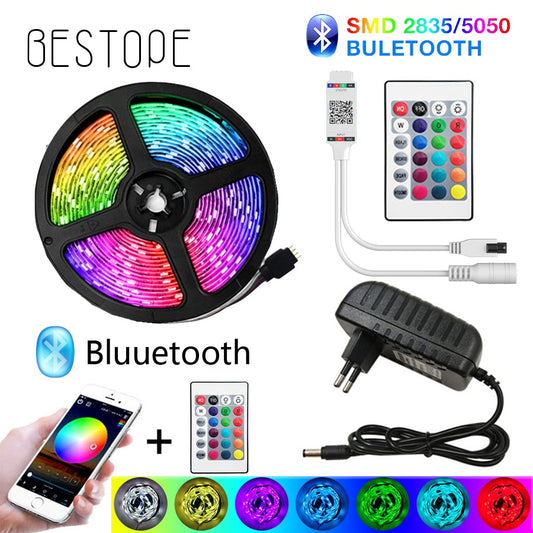 BESTOPE Bluetooth LED Strip Lights 20M RGB 5050 SMD Flexible Ribbon