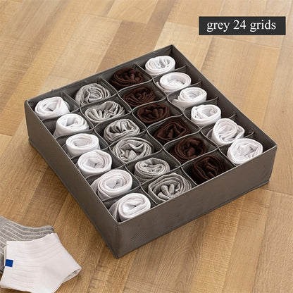 Closet organizer for socks home separated underwear storage box Dormitory