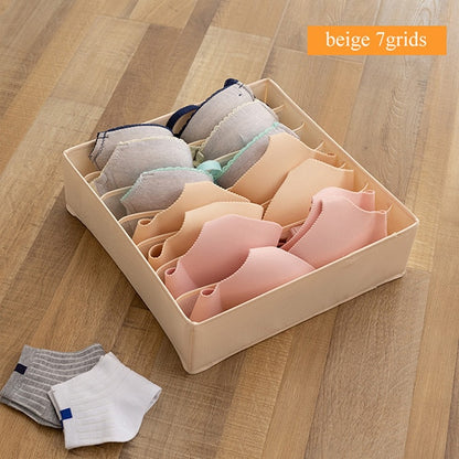 Closet organizer for socks home separated underwear storage box Dormitory