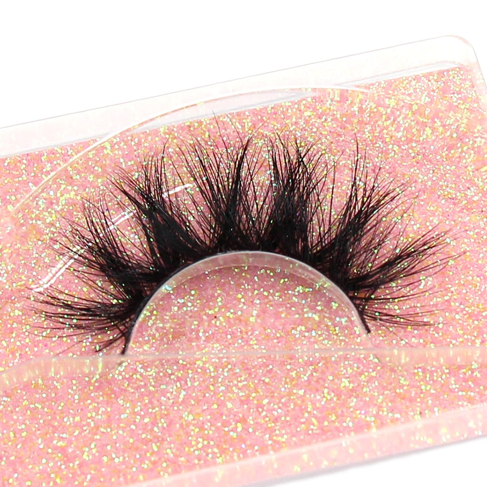 FOXESJI Makeup Eyelashes 3D Mink Lashes Fluffy Soft Wispy