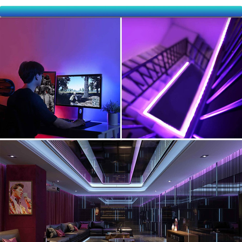 BESTOPE Bluetooth LED Strip Lights 20M RGB 5050 SMD Flexible Ribbon