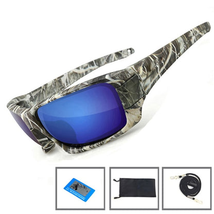 NEWBOLER Fishing Sunglasses 4 Polarized UV lens Camouflage Frame Men Women