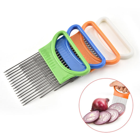 Stainless Steel Cutter Cutting Safe Aid Holder Kitchen Accessories Tools