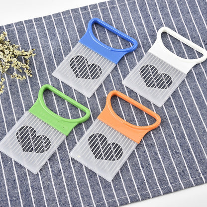 Stainless Steel Cutter Cutting Safe Aid Holder Kitchen Accessories Tools