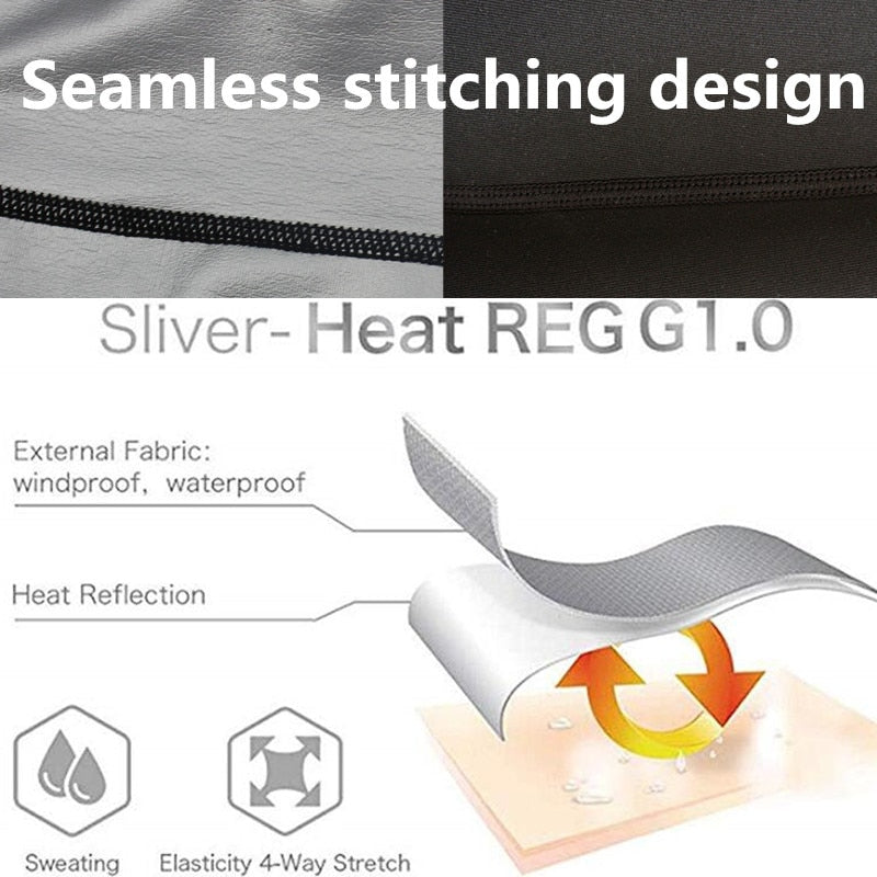 Thermo Slimming Pants With Silver Ion Coating Sweat Sauna Suits