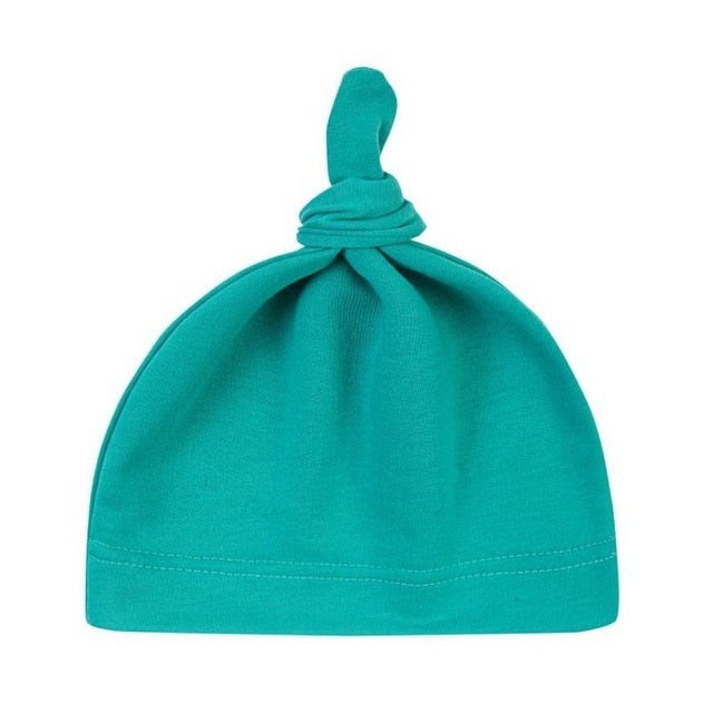 Newborn Baby Cotton Knot Beanies Toddler Girls Sleep Caps