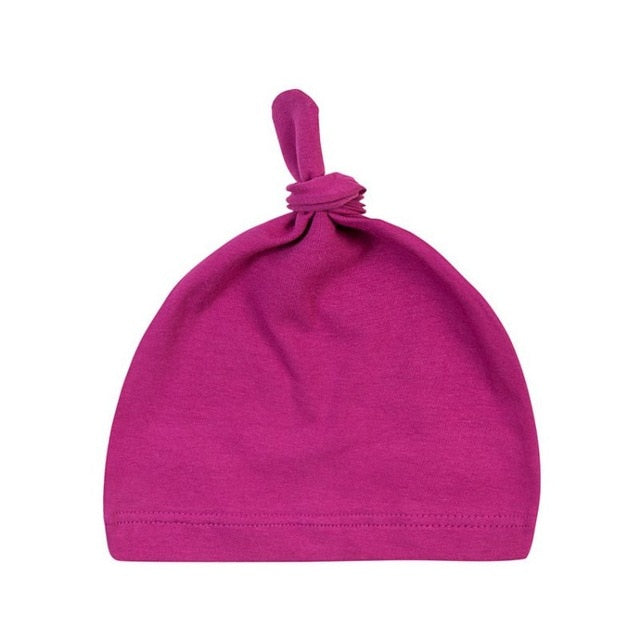 Newborn Baby Cotton Knot Beanies Toddler Girls Sleep Caps