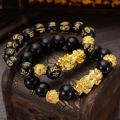 Brave Troops Beads PIXIU Bracelet for Women Men Beads Couple