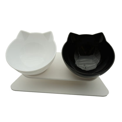 Non-Slip Double Cat Bowl Dog Bowl With Stand Pet Feeding Cat Water Bowl For Cats