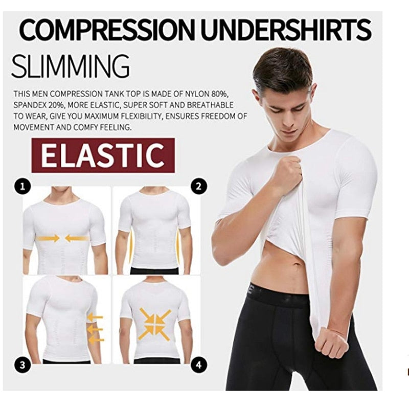 ShapeX-Mens Compression T-Shirt