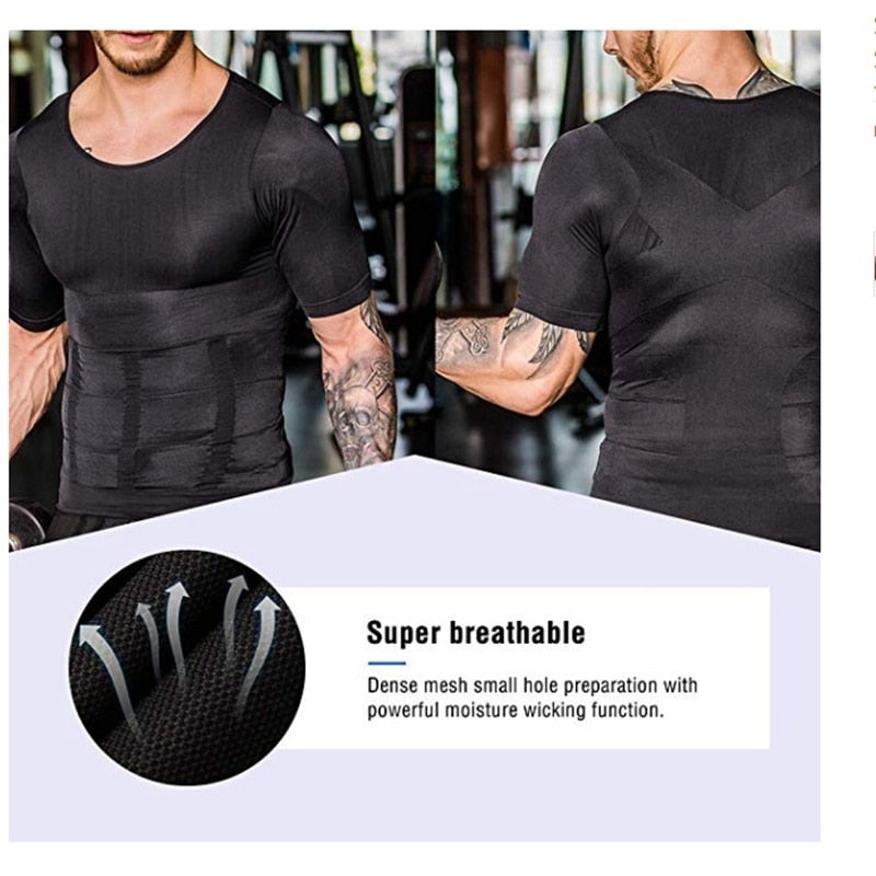 ShapeX-Mens Compression T-Shirt