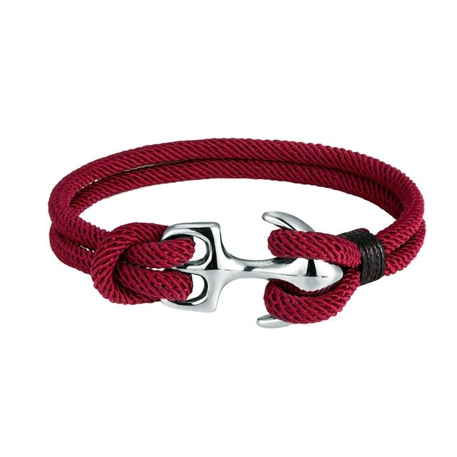 MKENDN U shape Survival Rope Bracelet