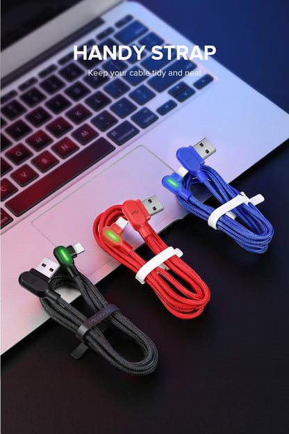 LED USB Cable Fast Charging Mobile Phone Charger